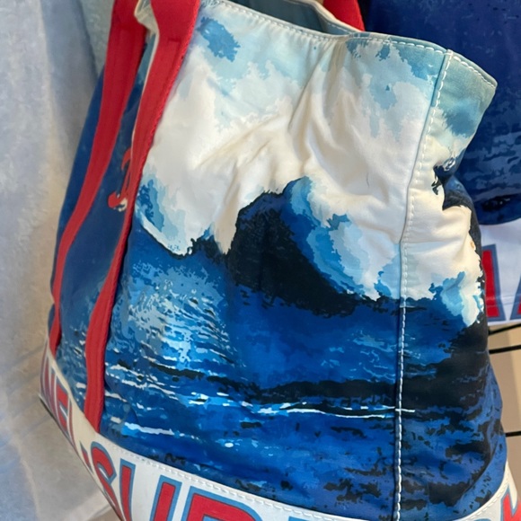 Chanel Surf VINTAGE Highly Collectible Beach Tote Bag Purse - Picture 3 of 12